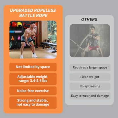 Upgraded Ropeless Battle Ropes.