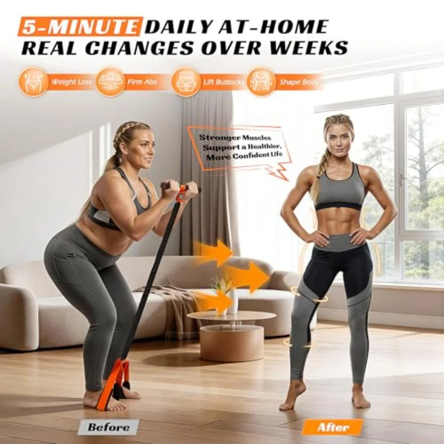 Multifunction Pedal Resistance Band with Handle.