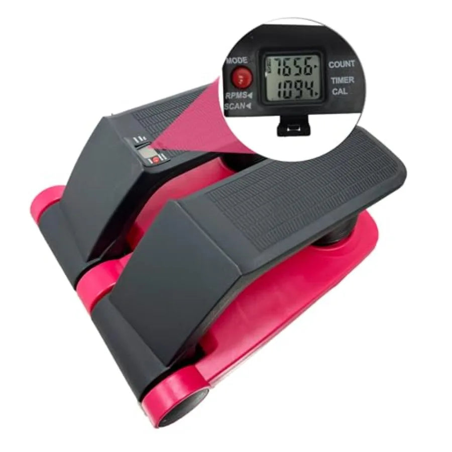 Multifunction Portable Stair Stepper with Pull Cord.