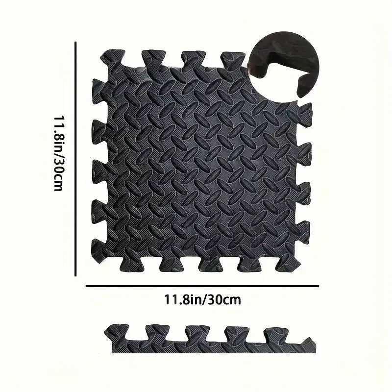 30x30cm 16 Pcs Interlocking Yoga Mat Home Gym.