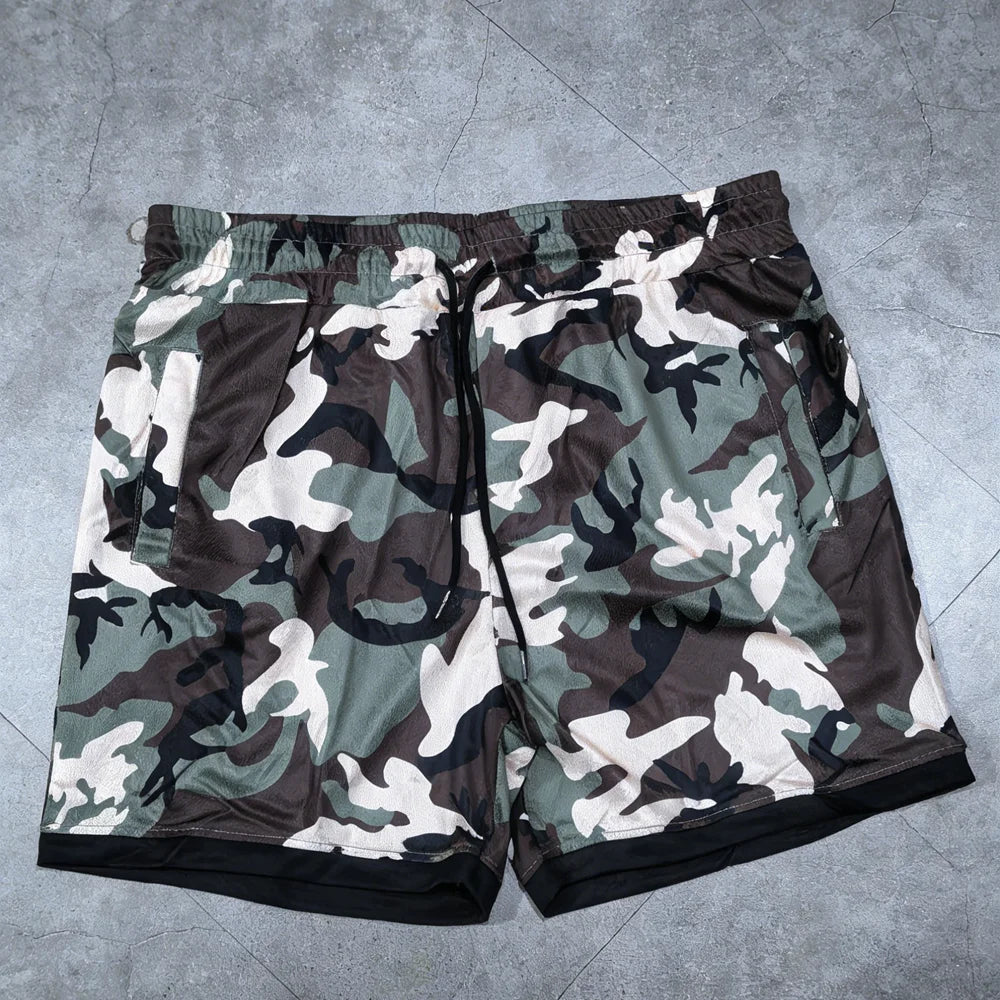New men's running shorts, slim fit.