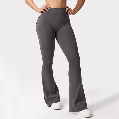 Women's Yoga Flare Trousers.