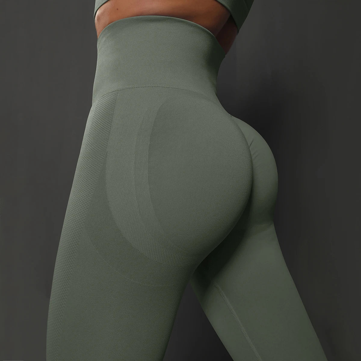 Seamless Sport Pants High Waist Fitness Leggings.