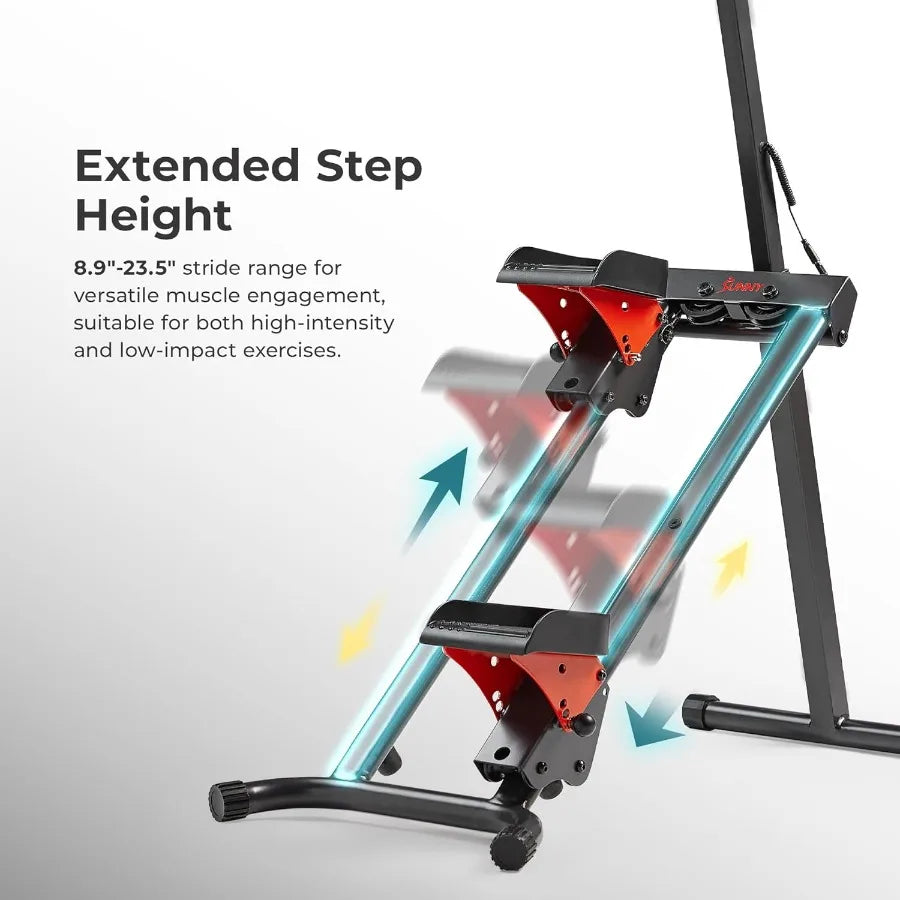 Stair Stepper w/Handlebar, Extended Step Range Climber.