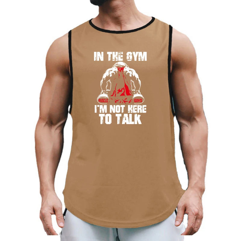 Summer Running Shirt Men's Tank Top.