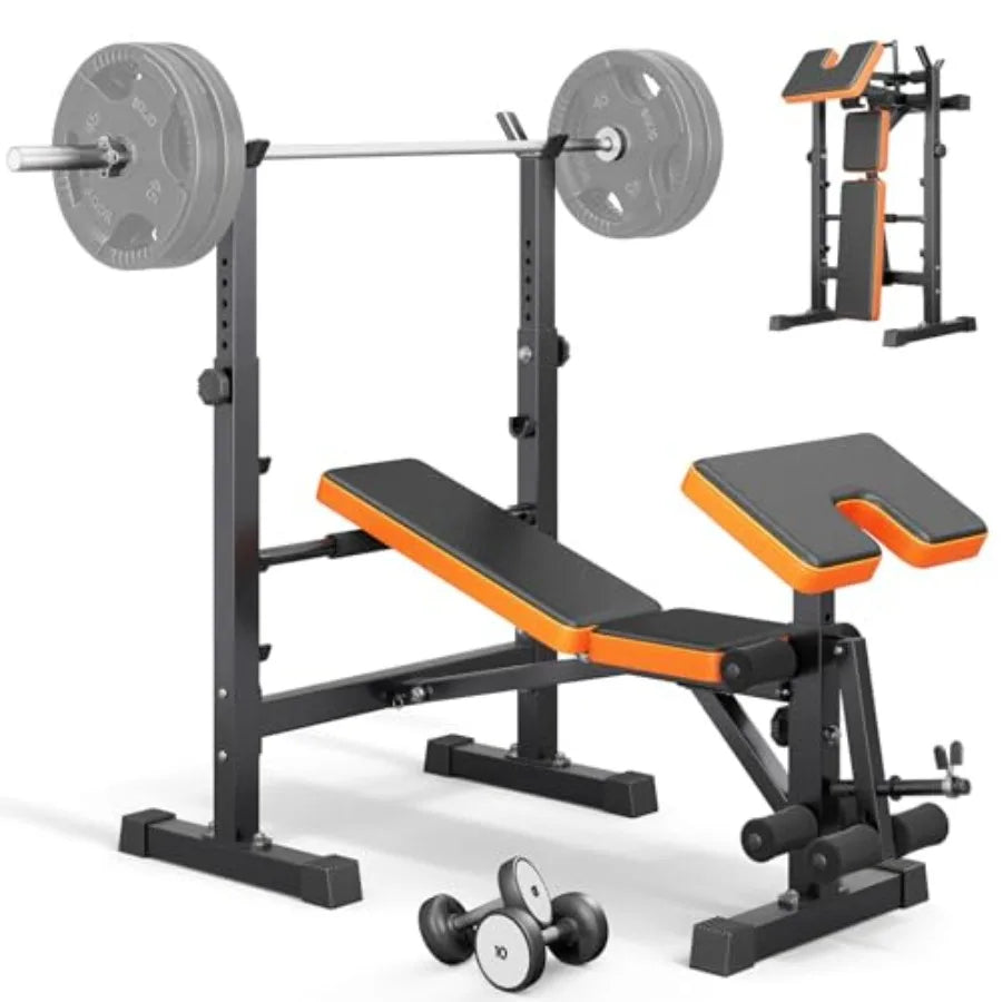 Multi-Function 6 in 1 Weight Bench Set.