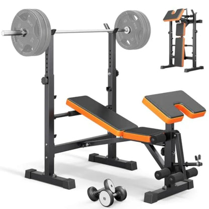 Multi-Function 6 in 1 Weight Bench Set.