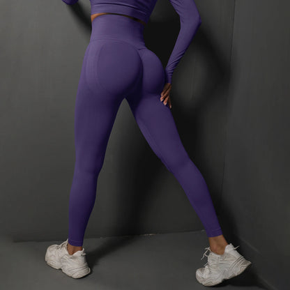 Seamless Sport Pants High Waist Fitness Leggings.