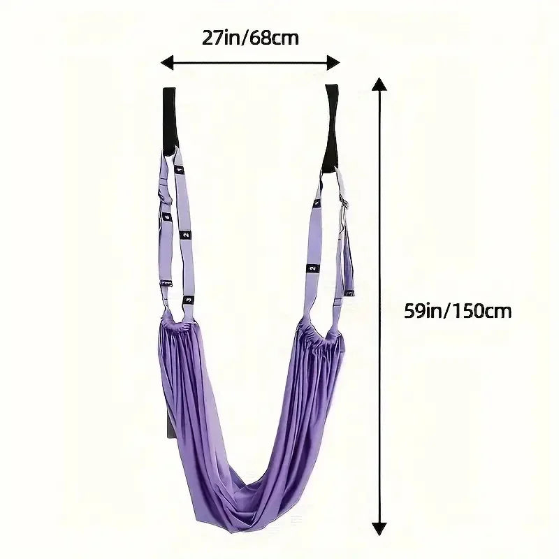 Purple Aerial Yoga Rope.