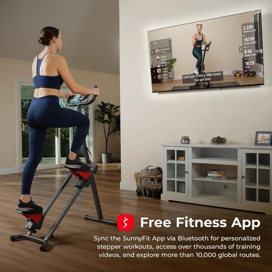 Stair Stepper w/Handlebar, Extended Step Range Climber.
