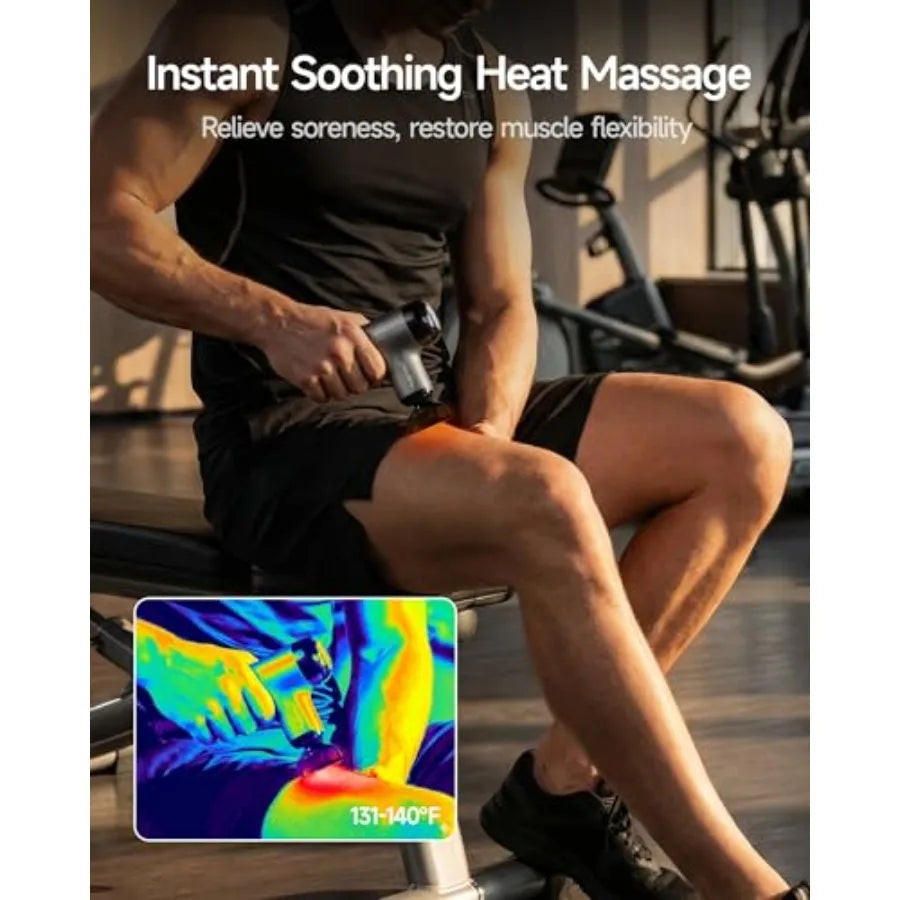 Mini Massage Gun with Heat.