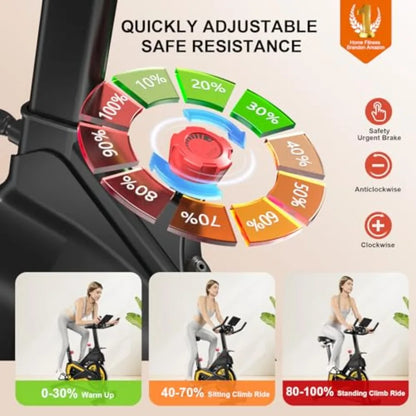 Indoor Cycling Bike for Home Exercise.