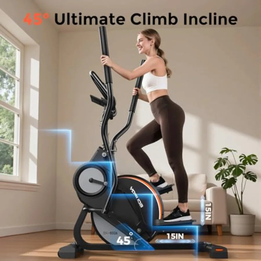3-in-1 Elliptical + Cardio Climber + Stair Stepper.