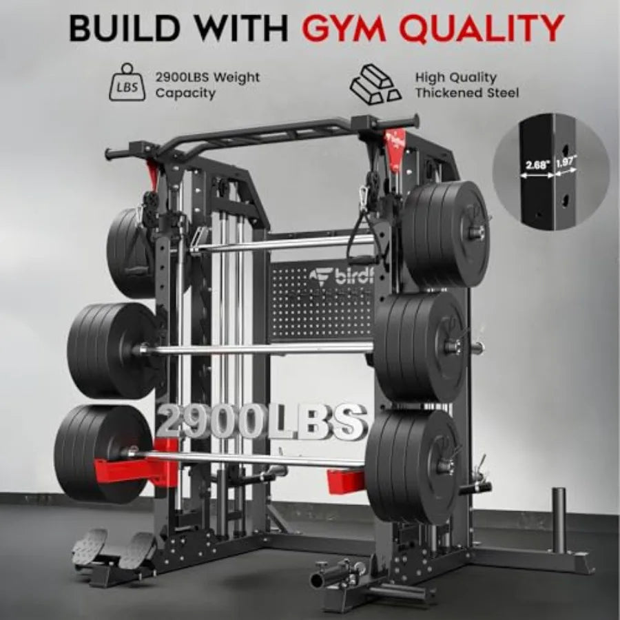 2000LB Smith Machine Power Cage Home Gym.