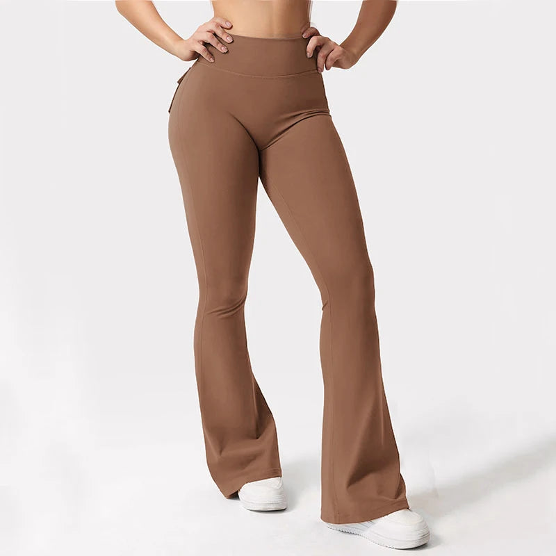 Women's Yoga Flare Trousers.