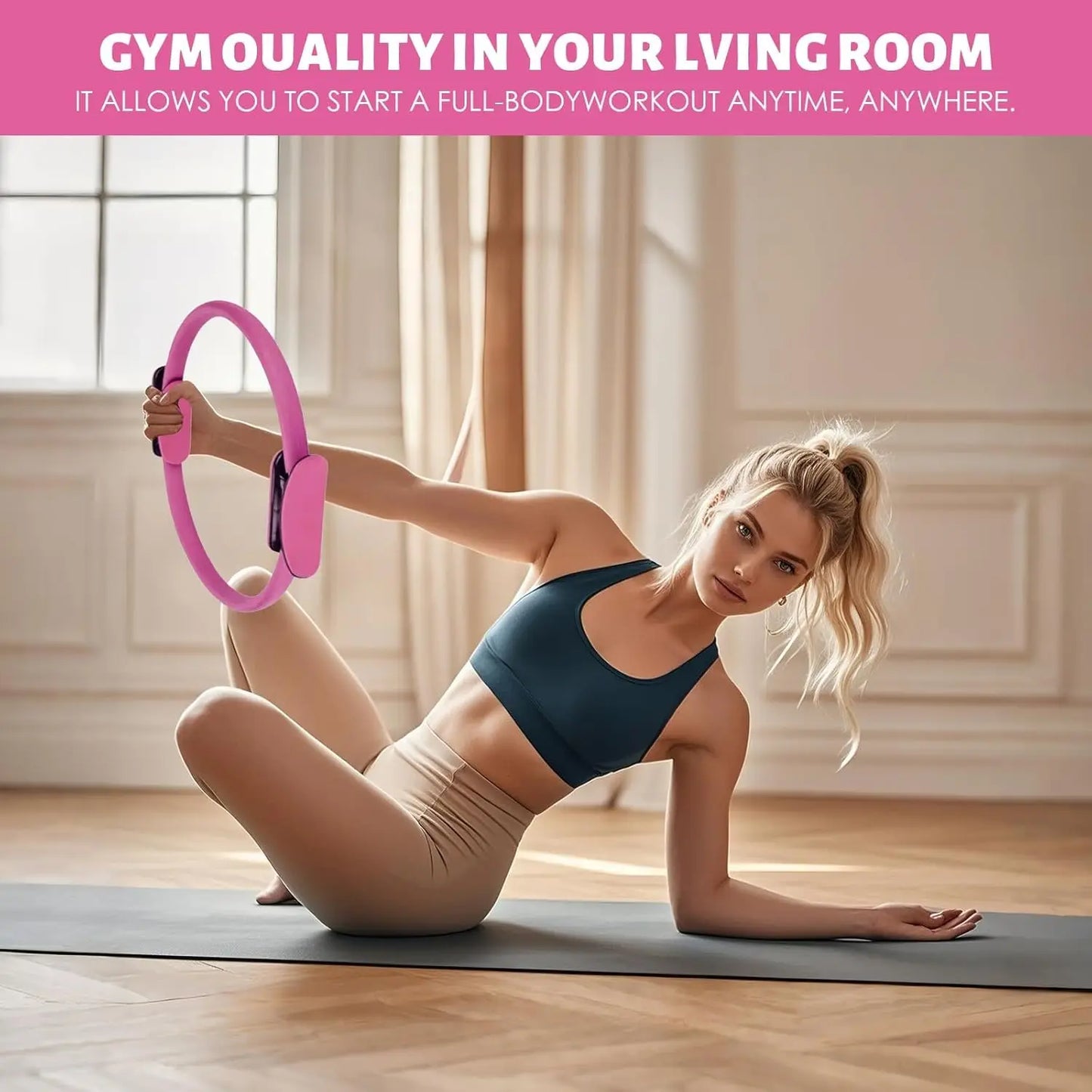 NEW Pilates Ball And Ring Set.