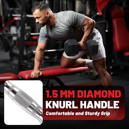 Hex Dumbbell Sets with Rack, 60-550lb.