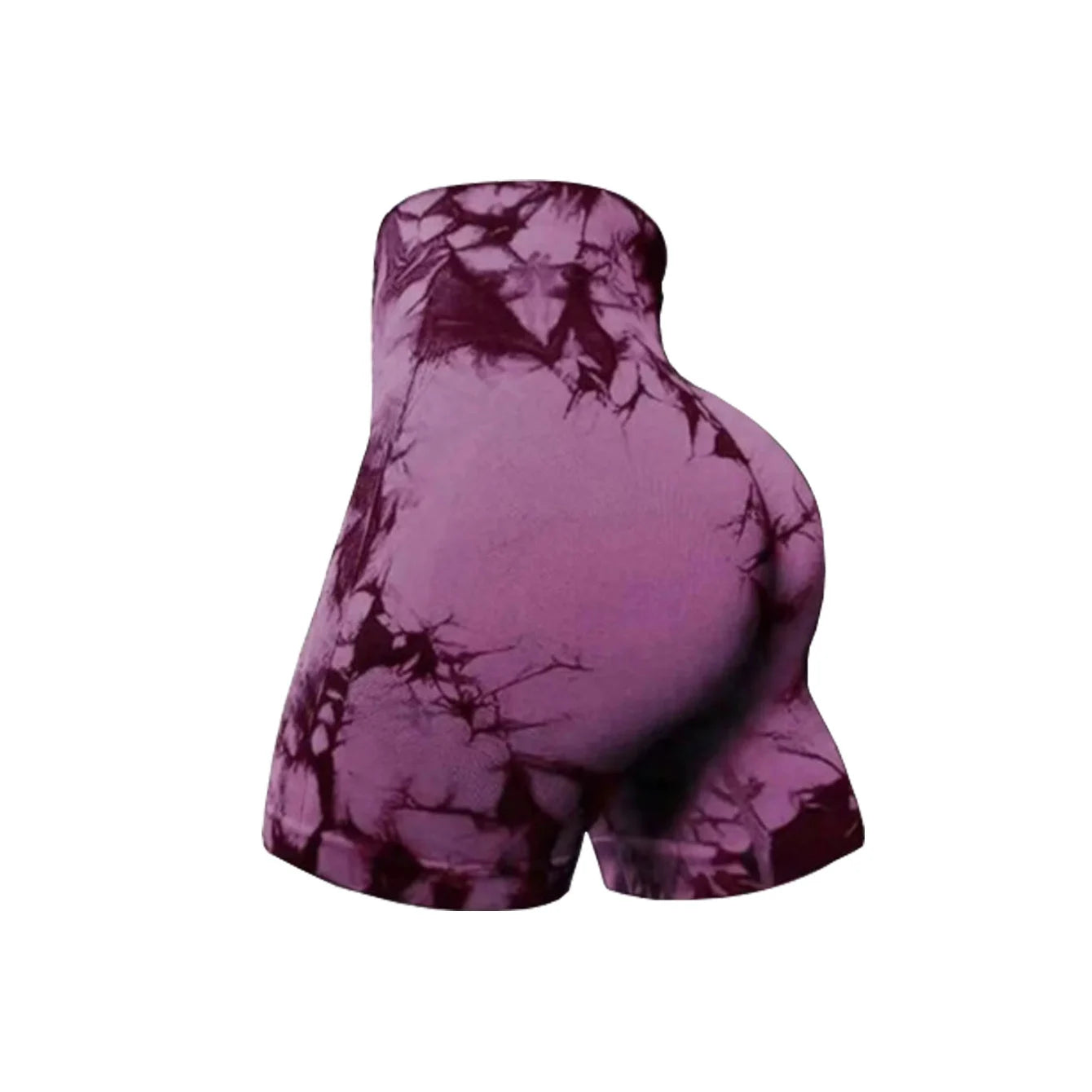 High Waisted Yoga Gym Seamless Booty Biker Shorts.
