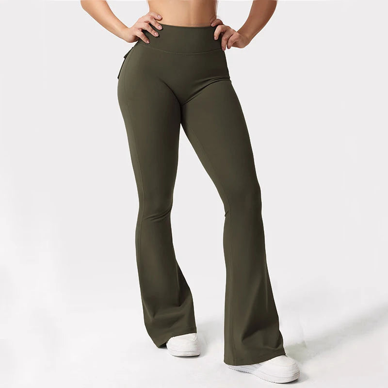 Women's Yoga Flare Trousers.