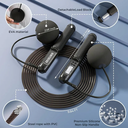 Smart LED Jump Rope with Counter.