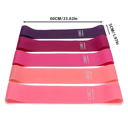 5 Piece Exercise Resistance Bands.