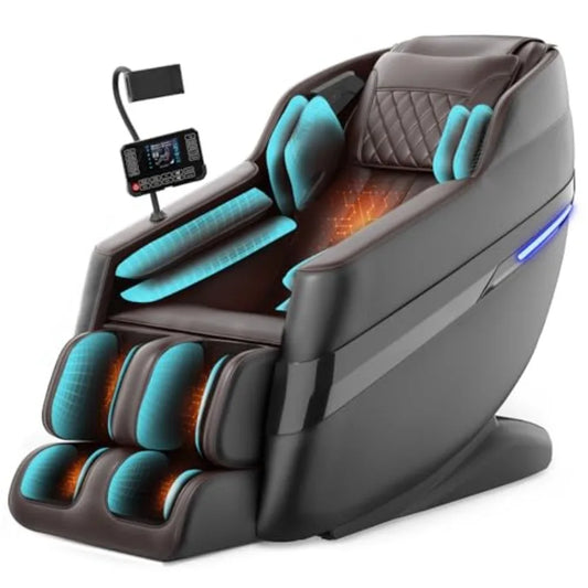 Zero Gravity Shiatsu Massage Chair Recliner with AI Control Body Scan.