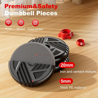 5-in-1 Adjustable Dumbbell Set.