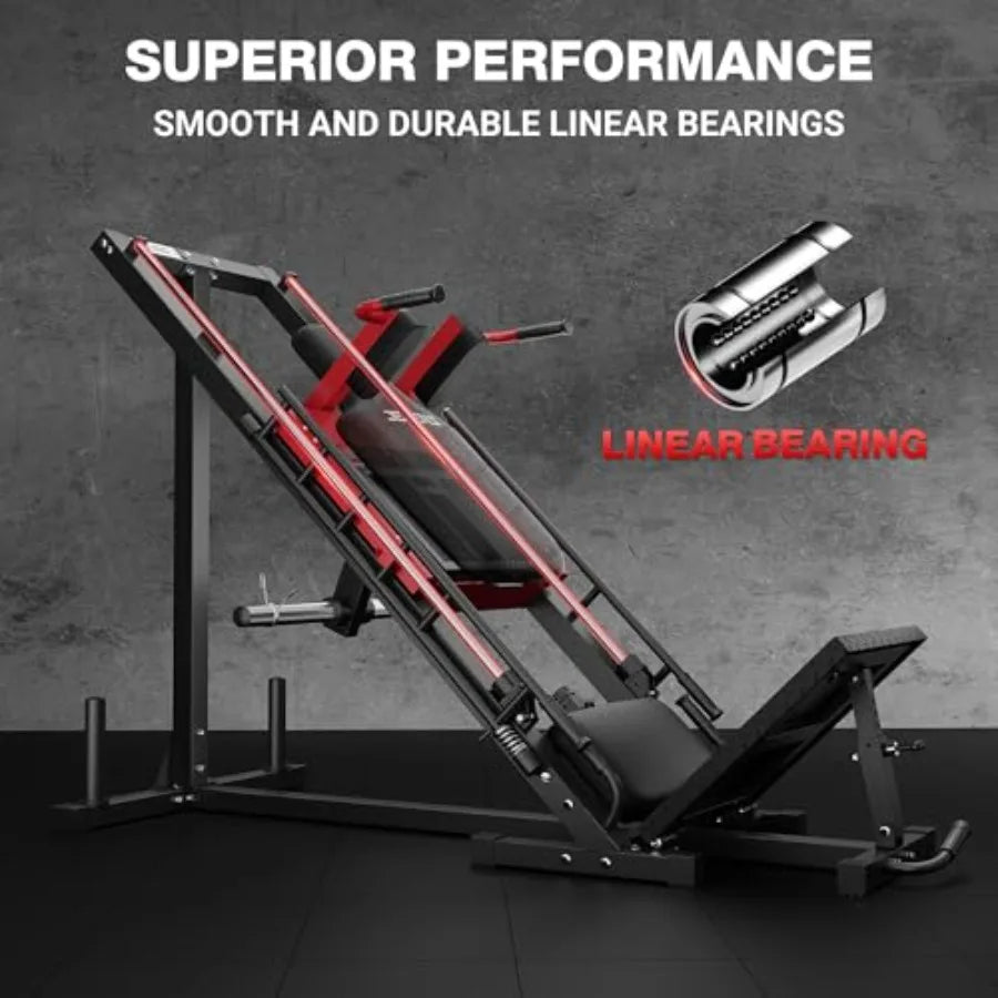 Squat Machine for Home Gym with Linear Bearing.