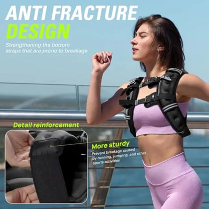 Weighted Vest Women 5 12 15 20 25 30 lb.