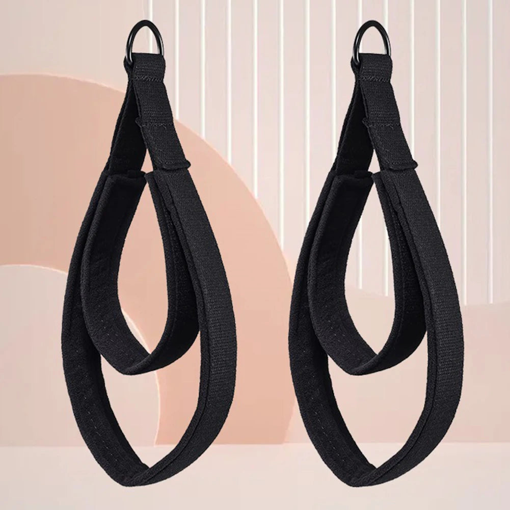 2Pcs Yoga Strap Pilates Cord with Adjustable Buckle Exercise for Home Gym Workout