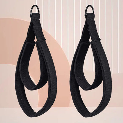 2Pcs Yoga Strap Pilates Cord with Adjustable Buckle Exercise for Home Gym Workout