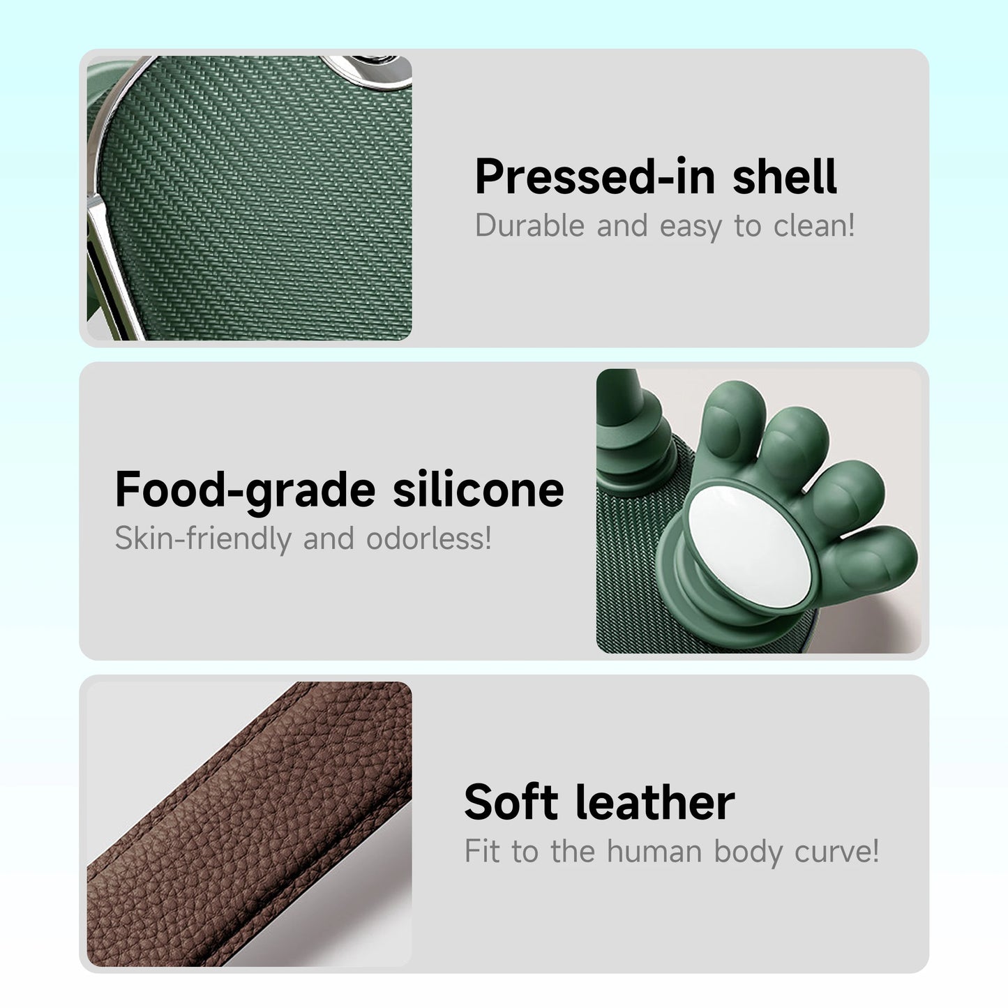 Neck massager, hand warmer, wireless portable.