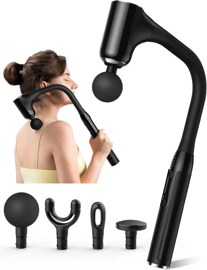 Deep Tissue Massage Gun with Extended Handle,