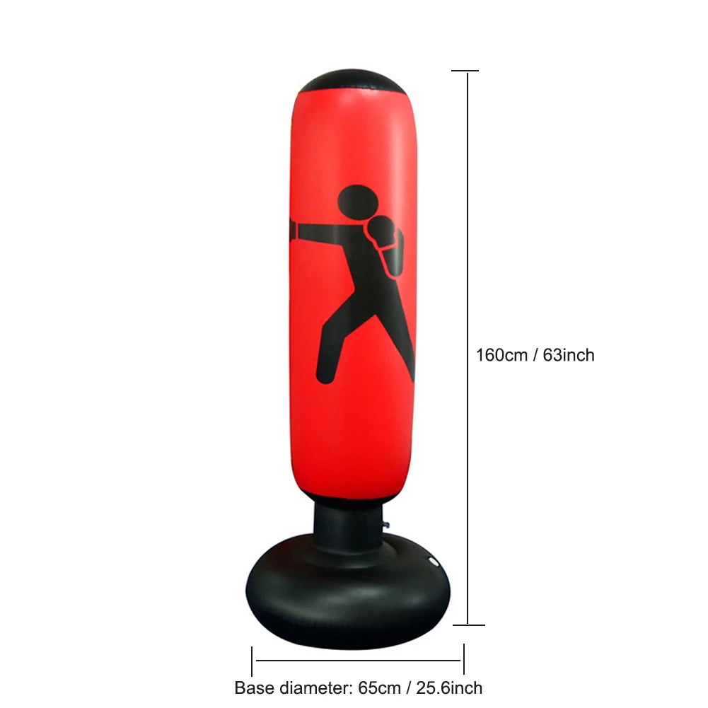 Children's Inflatable Punching Bag Gym Fitness Boxing Training Sandbag.