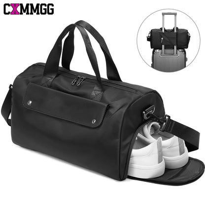 Gym Bag for Men & Women with Shoe & Wet Compartment.