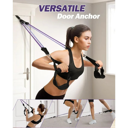 Pilates Bar Kit with Resistance Bands.