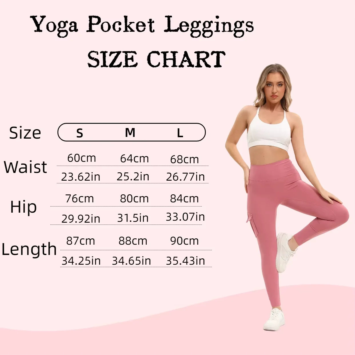 3PCS Women's Solid Color Gym Leggings High Waisted.