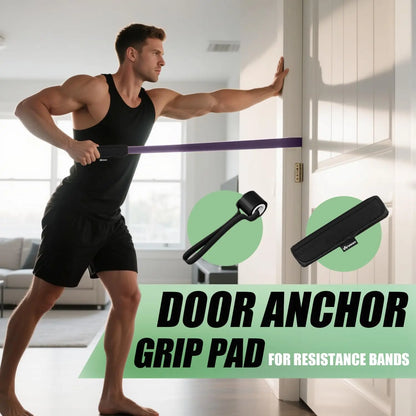 Resistance Bands Set with Handles and Door Anchor for Home Fitness.