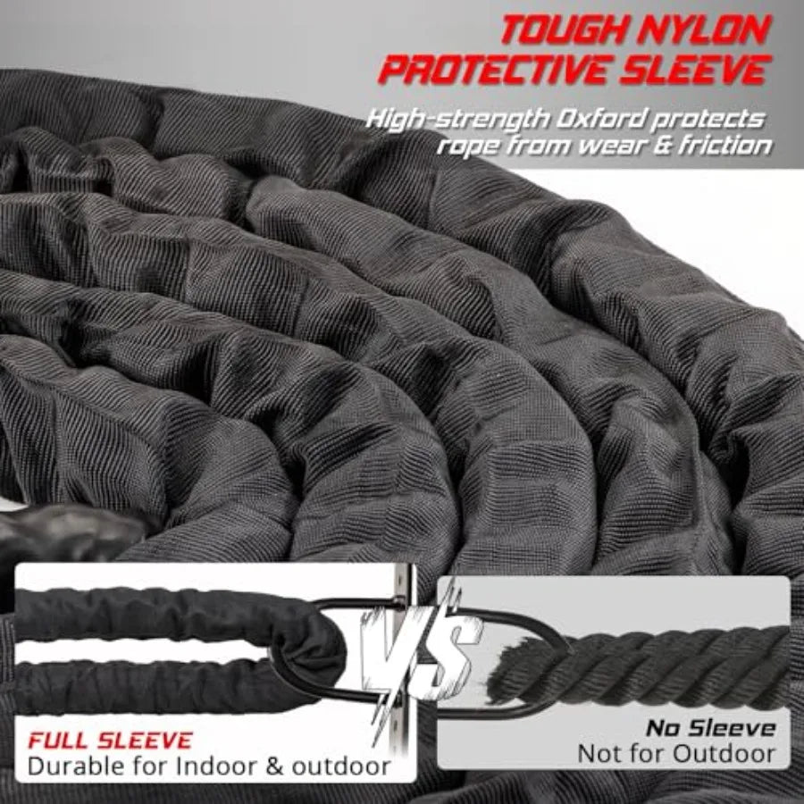 Battle Rope For Home Gym Workout.