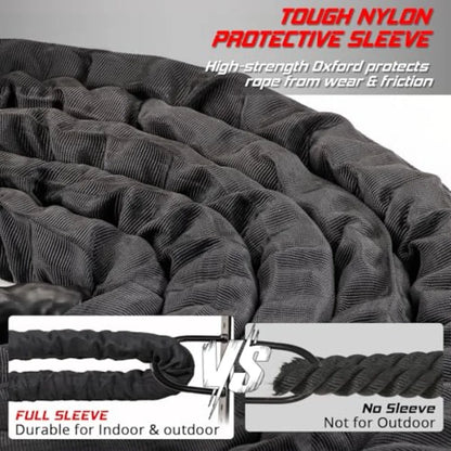 Battle Rope For Home Gym Workout.
