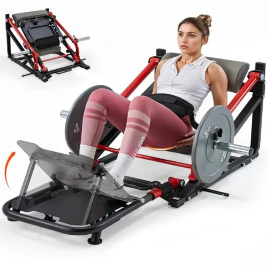 Hip Thrust Machine with Adjustable Footboard.