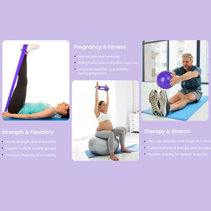 Pilates Ring Set 13 Pcs - Home Gym Equipment for Strength Training.