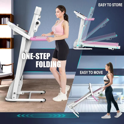 Compact Folding Treadmill.