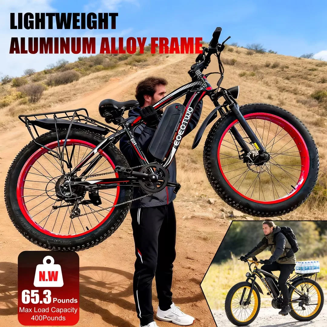 1500W Fat Tire Electric Bike.
