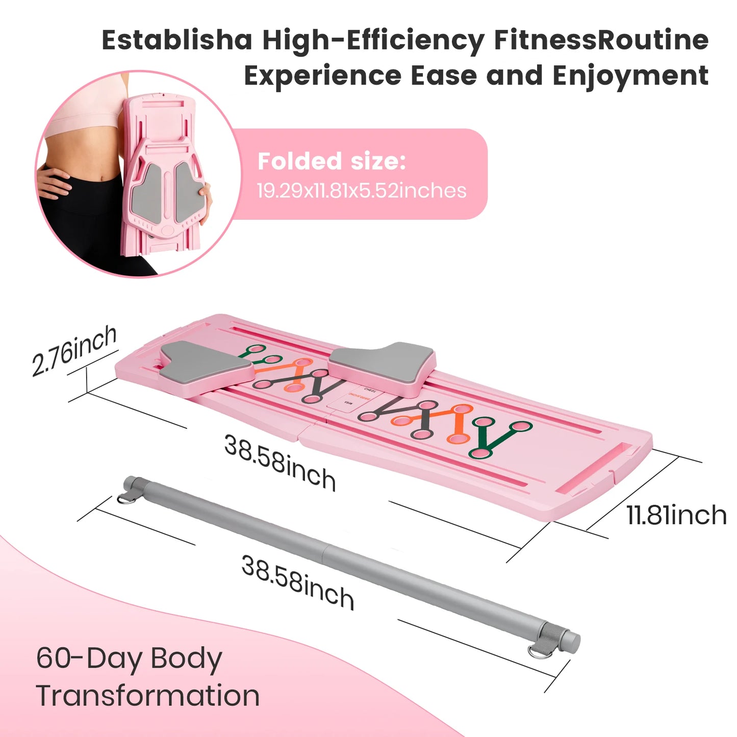 7-in-1 Portable Pilates Board.