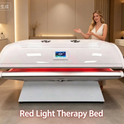 Red light therapy bed for beauty skin.