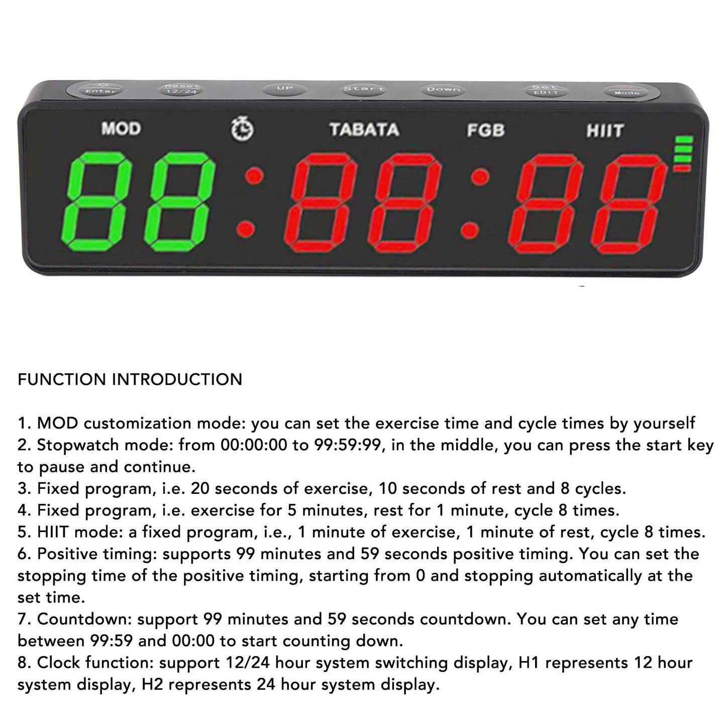 Portable Stopwatch Countdown and Count Up Digital Timer.