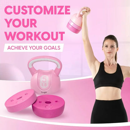 Adjustable Kettlebell Set for Strength Training