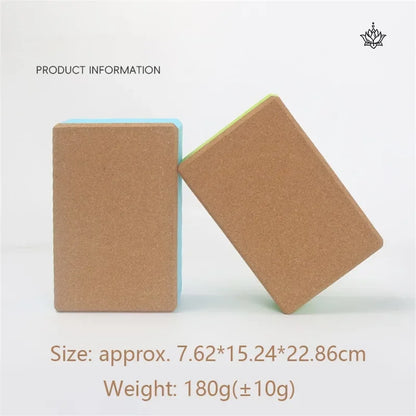 Yoga Brick EVA And Cork Synthetic.
