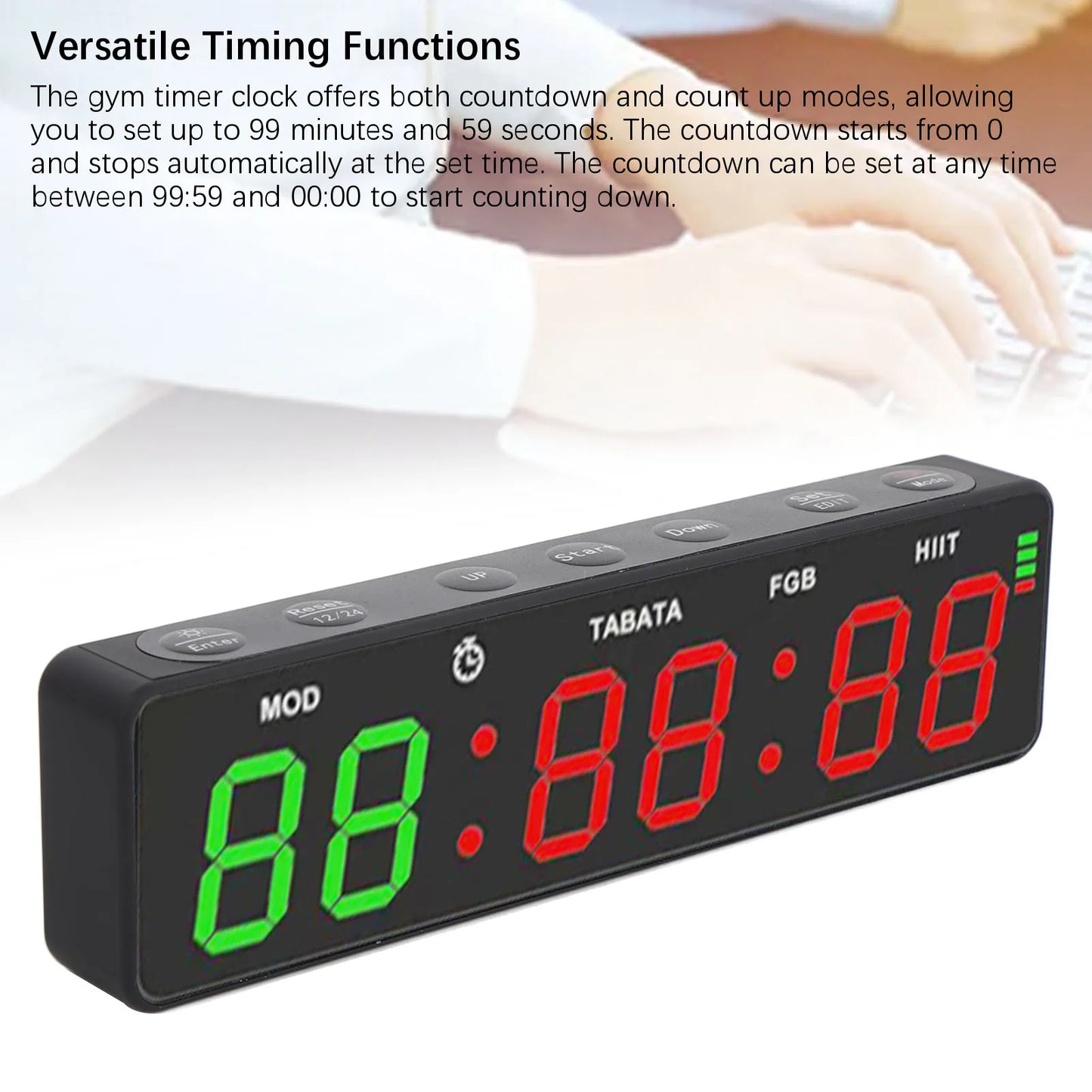 Portable Stopwatch Countdown and Count Up Digital Timer.